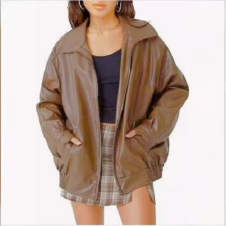 Nicola | Blouson bomber zippé à coupe décontractée