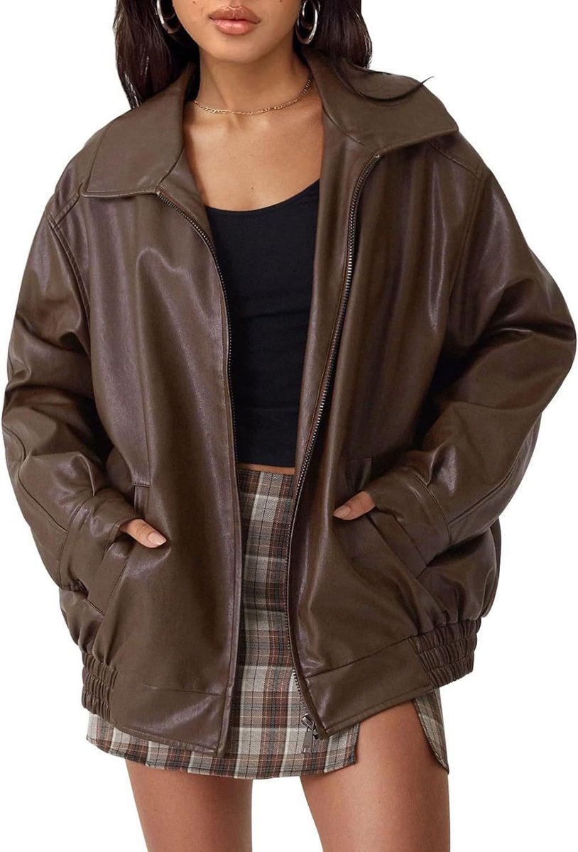 Nicola | Blouson bomber zippé à coupe décontractée