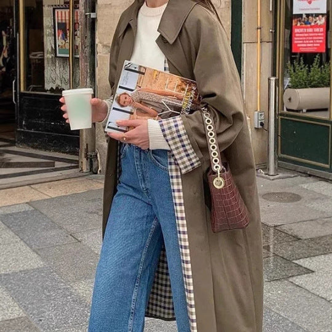 Lucia | Élégant trench-coat long oversize