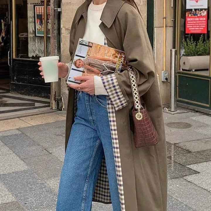 Lucia | Élégant trench-coat long oversize