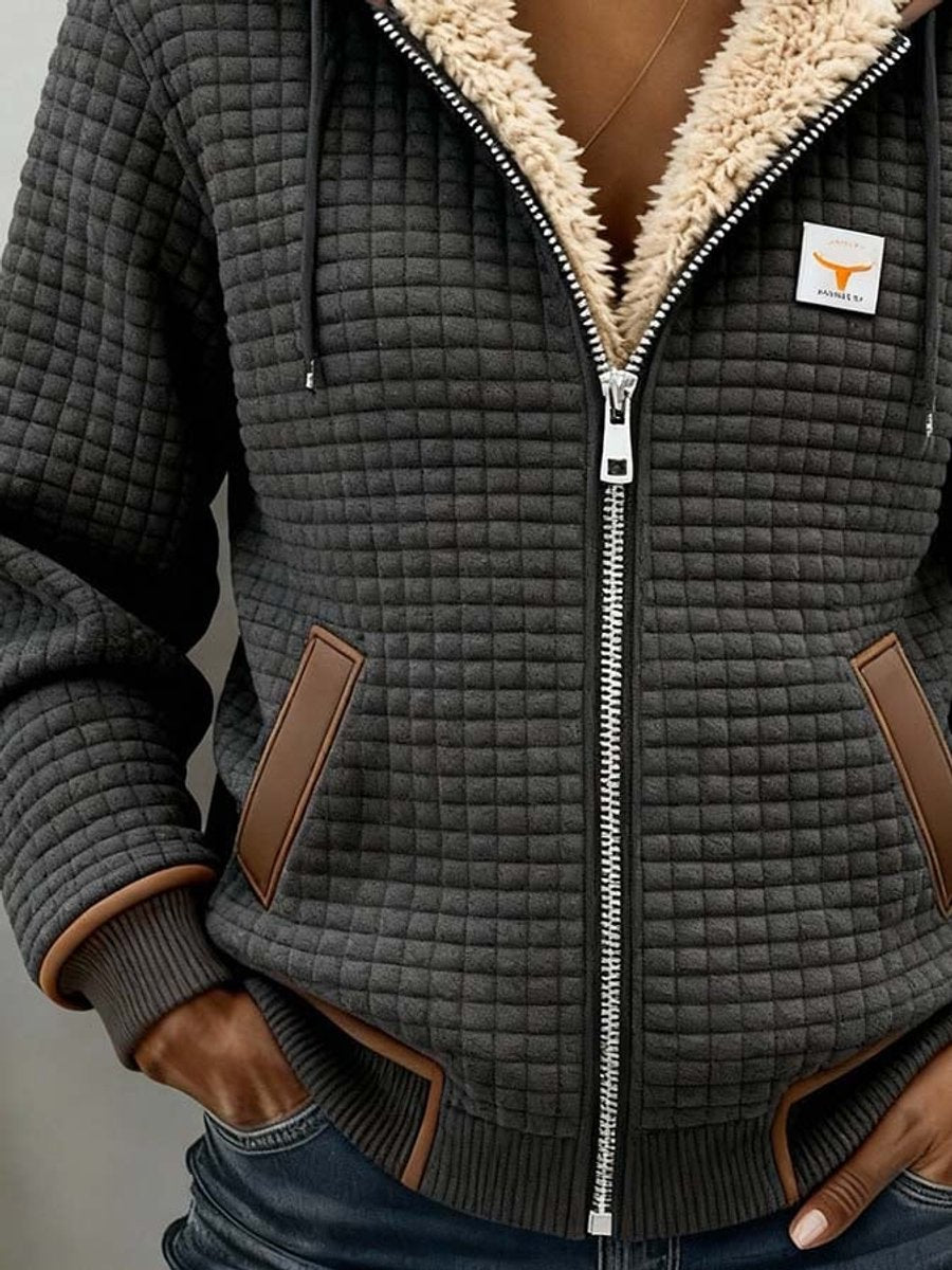 Camille | Veste Matelassée à Capuche